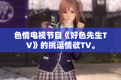 色情电视节目《好色先生TV》的挑逗情欲TV。