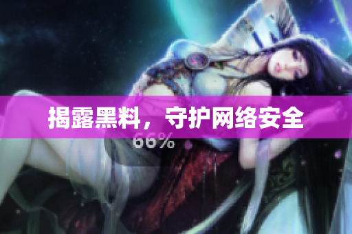 揭露黑料，守护网络安全