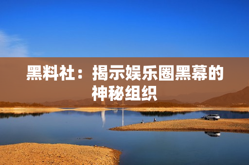 黑料社：揭示娱乐圈黑幕的神秘组织