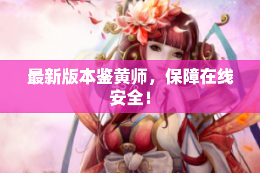 最新版本鉴黄师，保障在线安全！