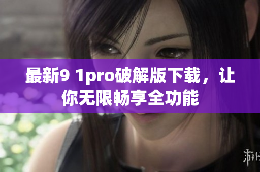 最新9 1pro破解版下载，让你无限畅享全功能