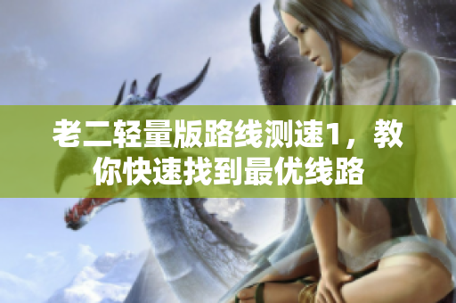 老二轻量版路线测速1，教你快速找到最优线路