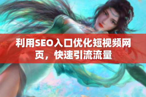 利用SEO入口优化短视频网页，快速引流流量