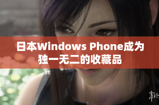 日本Windows Phone成为独一无二的收藏品