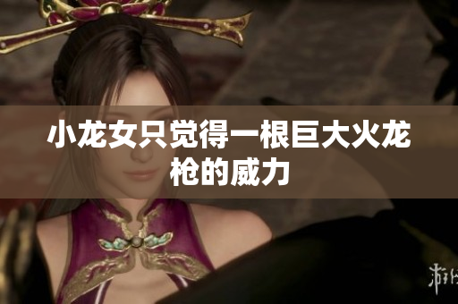 小龙女只觉得一根巨大火龙枪的威力
