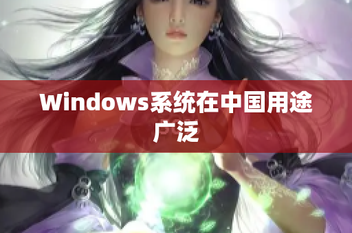 Windows系统在中国用途广泛