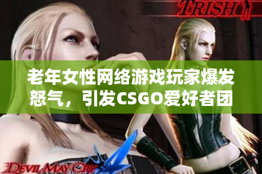 老年女性网络游戏玩家爆发怒气，引发CSGO爱好者团体质疑