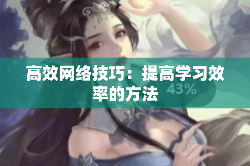 高效网络技巧：提高学习效率的方法