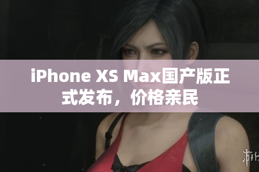 iPhone XS Max国产版正式发布，价格亲民