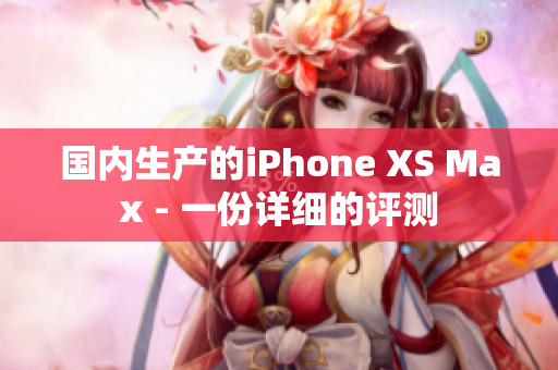 国内生产的iPhone XS Max - 一份详细的评测