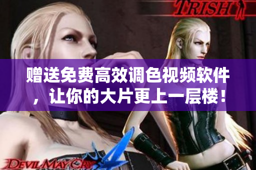 赠送免费高效调色视频软件，让你的大片更上一层楼！