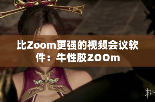 比Zoom更强的视频会议软件：牛性胶ZOOm