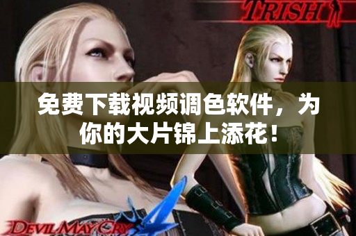 免费下载视频调色软件，为你的大片锦上添花！