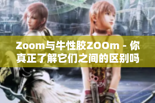 Zoom与牛性胶ZOOm - 你真正了解它们之间的区别吗？