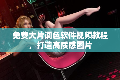 免费大片调色软件视频教程，打造高质感图片