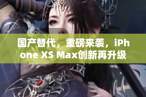 国产替代，重磅来袭，iPhone XS Max创新再升级