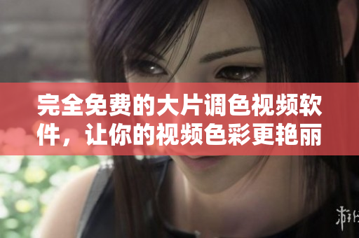 完全免费的大片调色视频软件，让你的视频色彩更艳丽