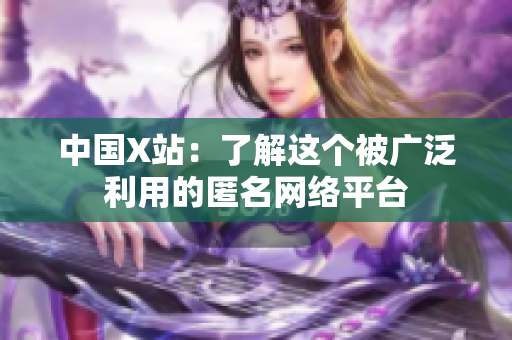 中国X站：了解这个被广泛利用的匿名网络平台