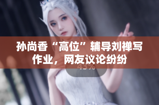 孙尚香“高位”辅导刘禅写作业，网友议论纷纷