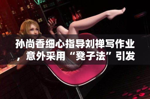 孙尚香细心指导刘禅写作业，意外采用“凳子法”引发讨论