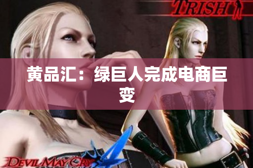 黄品汇：绿巨人完成电商巨变