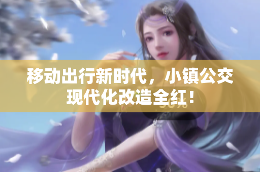 移动出行新时代，小镇公交现代化改造全红！