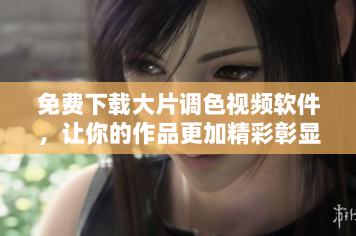 免费下载大片调色视频软件，让你的作品更加精彩彰显你的创意！