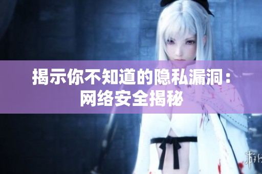 揭示你不知道的隐私漏洞：网络安全揭秘