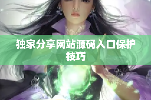 独家分享网站源码入口保护技巧