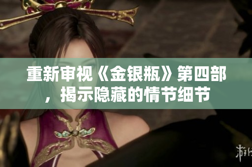 重新审视《金银瓶》第四部，揭示隐藏的情节细节