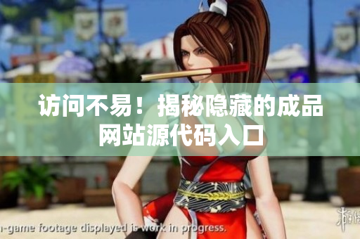 访问不易！揭秘隐藏的成品网站源代码入口