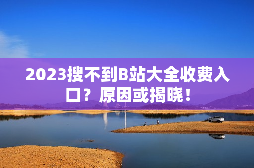 2023搜不到B站大全收费入口？原因或揭晓！