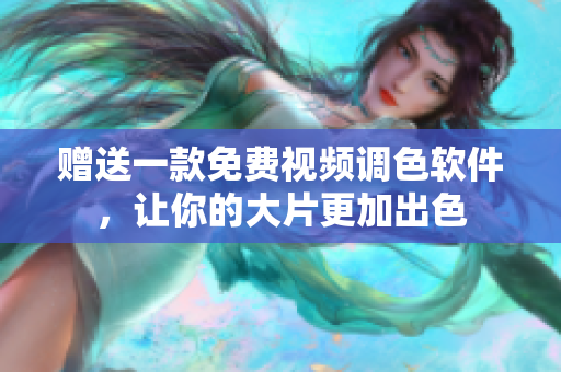 赠送一款免费视频调色软件，让你的大片更加出色