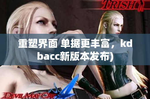 重塑界面 单据更丰富，kdbacc新版本发布)