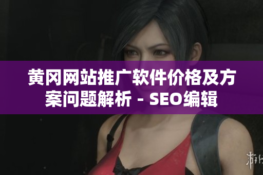 黄冈网站推广软件价格及方案问题解析 - SEO编辑