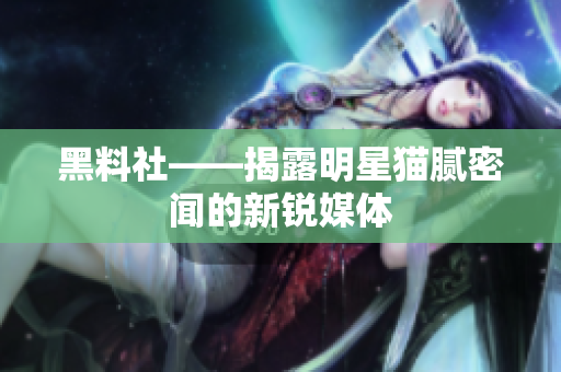 黑料社——揭露明星猫腻密闻的新锐媒体