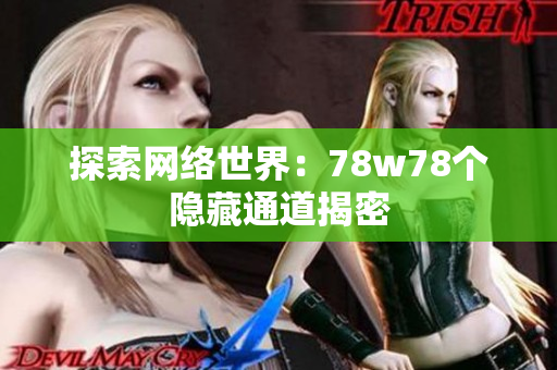 探索网络世界：78w78个隐藏通道揭密